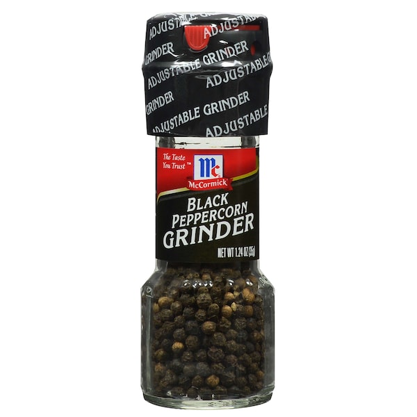 Mccormick McCormick Black Peppercorn Grinder 1.24 oz. Grinder, PK36 900033010 - main